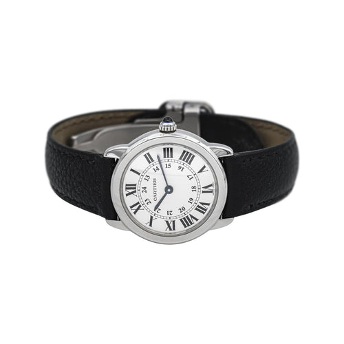 Montre Cartier Montre Ronde Solo Acier Spinelle 58 Facettes 5272649RV