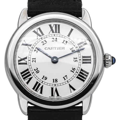 Montre Cartier Montre Ronde Solo Acier Spinelle 58 Facettes 5272649RV