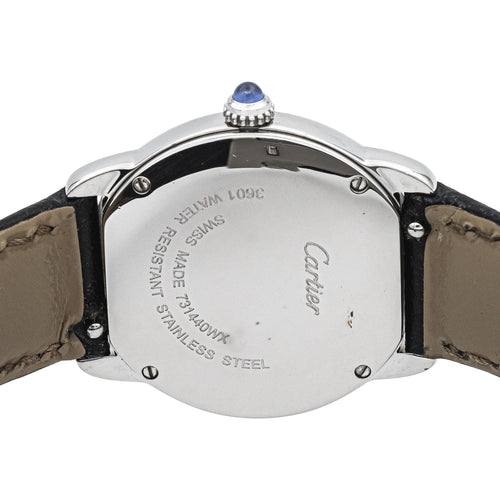 Montre Cartier Montre Ronde Solo Acier Spinelle 58 Facettes 5272649RV