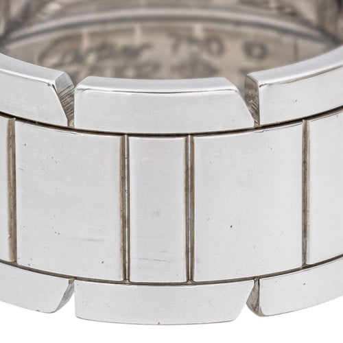 Bague 55 Cartier Bague Tank Or blanc 58 Facettes 4958840CN