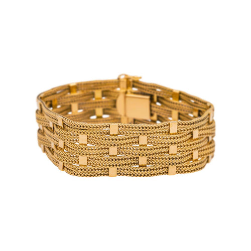 Bracelet Bracelet Manchette Or jaune 58 Facettes 5035970CN