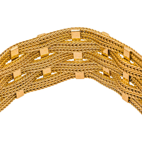 Bracelet Bracelet Manchette Or jaune 58 Facettes 5035970CN