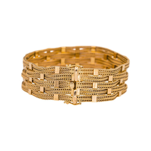 Bracelet Bracelet Manchette Or jaune 58 Facettes 5035970CN