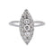 Bague 57 Bague Or blanc Diamant 58 Facettes 5237185CN