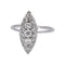 Bague 57 Bague Or blanc Diamant 58 Facettes 5237185CN
