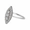 Bague 57 Bague Or blanc Diamant 58 Facettes 5237185CN