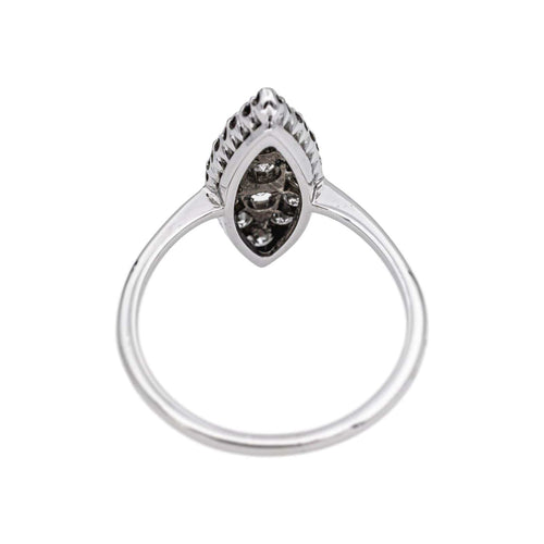 Bague 57 Bague Or blanc Diamant 58 Facettes 5237185CN