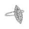 Bague 57 Bague Or blanc Diamant 58 Facettes 5237185CN