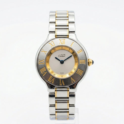 Montre Cartier Must de Cartier 21 - Montre réf. 1340 58 Facettes 2989