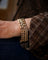 Bracelet Bracelet manchette en or rose 750 58 Facettes A12026