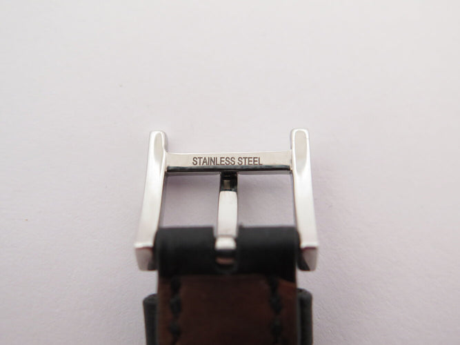 Montre Hermès Tandem TA1.210 - Montre quartz en acier, bracelet cuir double tour 58 Facettes 274330