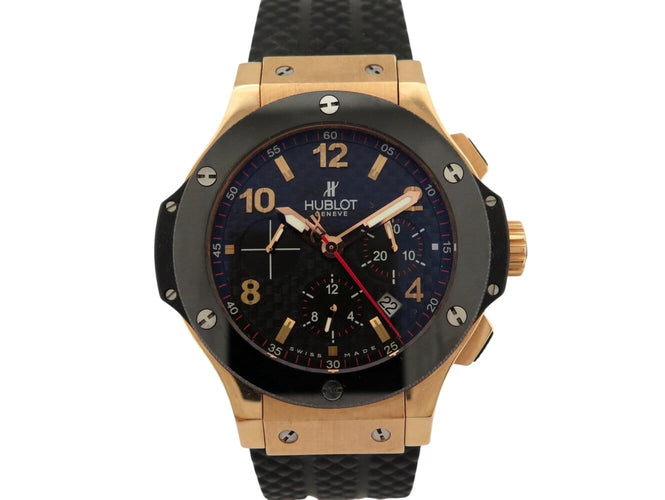 Montre Hublot Big Bang - Montre automatique 44 mm en or rose 18k et céramique 58 Facettes 274289