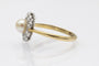 Bague 56 Bague marguerite en or 750, perle et diamants 58 Facettes 11225