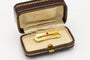 Broche Broche Art déco octogonale en or jaune avec diamant et rubis synthétique 58 Facettes 11966