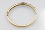 Bracelet Bracelet rigide - Bracelet en or jaune et saphirs, diamants 58 Facettes 11999