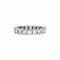 Bague 53 Alliance tour complet, or blanc et diamants. 58 Facettes 35479
