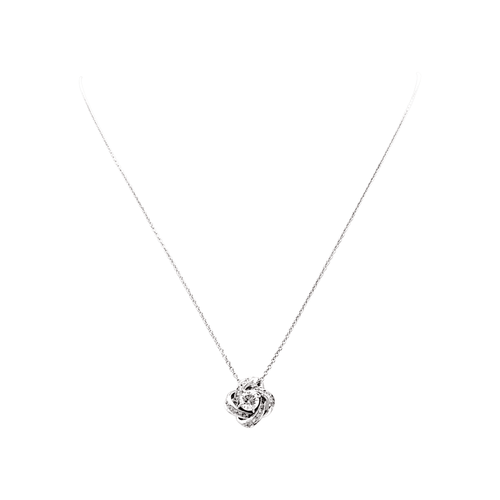 Collier Collier Boucheron, « Ava Pivoine », or blanc, diamants. 58 Facettes 35412