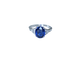Bague 56 Bague en or blanc 18 ct saphir de Ceylan 3,50 ct et diamants 58 Facettes