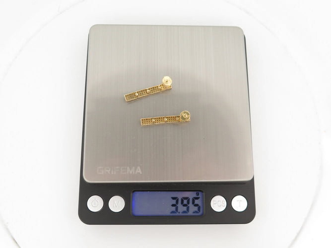 Boucles d'oreilles Mauboussin - Boucles d’oreilles créoles en or jaune 18k et diamants 0,96 ct 58 Facettes 274244