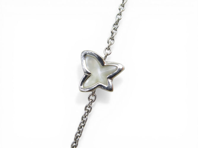 Collier Mauboussin - Collier sautoir « Tu es la sublime fleur de ma vie » en or blanc 18k 58 Facettes 274238