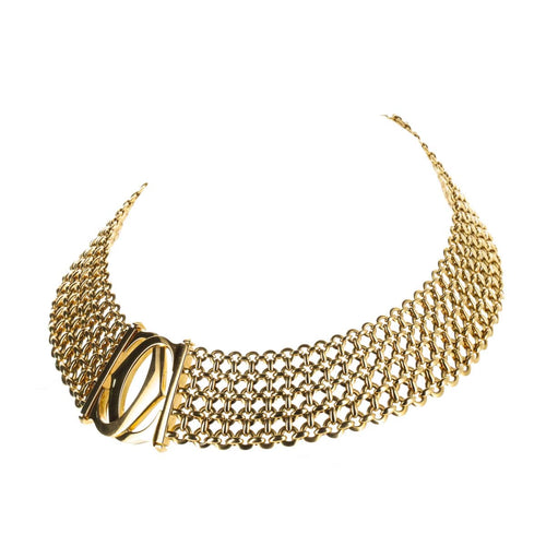Collier Cartier Pénélope Double C - Collier 5 rangs en or jaune 18 carats 58 Facettes 2.19493