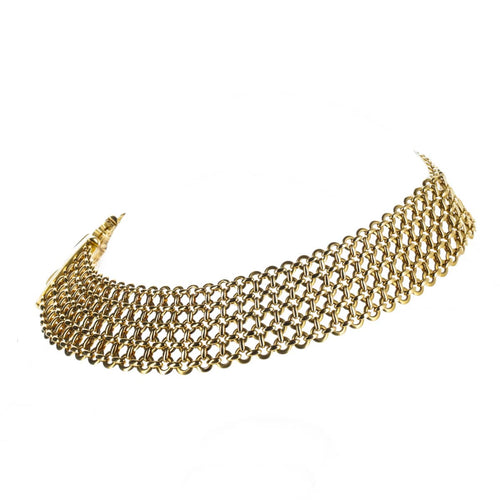 Collier Cartier Pénélope Double C - Collier 5 rangs en or jaune 18 carats 58 Facettes 2.19493
