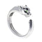 Bracelet Cartier Panthère - Bracelet en or blanc 18 carats avec péridots 58 Facettes 2.19471