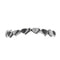 Collier de Grisogono - Collier en or blanc 18 K et diamants noirs et blancs 58 Facettes 2.19478