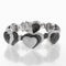 Bracelet de Grisogono - Bracelet en or blanc 18 carats et diamants noirs et blancs 58 Facettes 2.19480