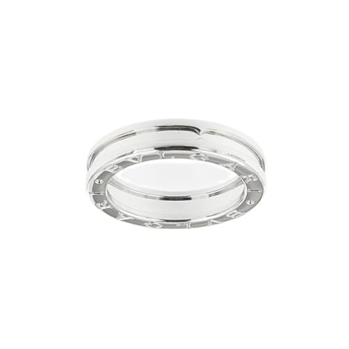 Bague 54 Bulgari B.Zero1 - Bague alliance en or blanc 58 Facettes 41094