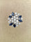 Bague 54 Bague bouquet - Bague en or blanc 18 ct, diamants et saphirs 58 Facettes CV-037