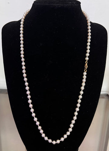 Collier Collier choker - 92 perles de culture avec fermoir en or jaune 18K 58 Facettes 886