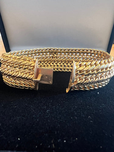 Bracelet Bracelet maille en or jaune 18 carats 58 Facettes N32