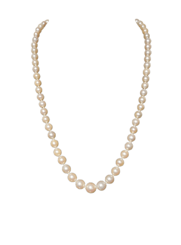Collier Collier Akoya - 65 perles de culture avec fermoir en or blanc 750 58 Facettes 909