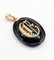 Pendentif Pendentif porte-photo XXL en or 18k, onyx et perles (circa 1900) 58 Facettes A06986