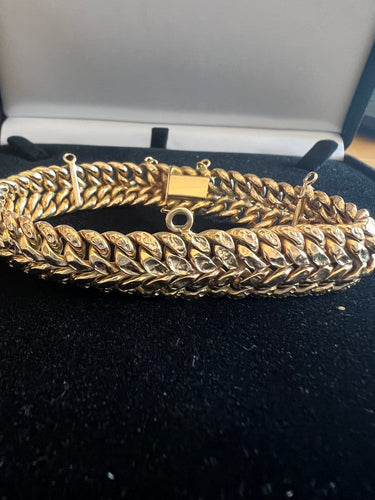 Bracelet Bracelet à anneaux pour pampilles en or jaune 18 carats 58 Facettes N26