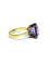 Bague 56 Bague en or jaune 18 carats à améthyste ovale 58 Facettes id: 1745873