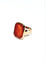 Bague 50 Bague intaille en or rose 18 carats et cornaline 58 Facettes id: 1745883