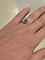 Bague 54 Bague en or blanc, émeraude poire et diamants 58 Facettes Bague 0005