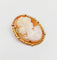 Broche Broche antique en or 18k avec camée sur coquille 58 Facettes A06989