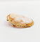 Broche Broche antique en or 18k avec camée sur coquille 58 Facettes A06989