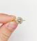 Bague 57 Bague Art déco en or 18k et diamants taille rose 58 Facettes A06997