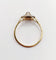 Bague 57 Bague Art déco en or 18k et diamants taille rose 58 Facettes A06997