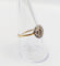 Bague 57 Bague Art déco en or 18k et diamants taille rose 58 Facettes A06997