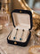 Boucles d'oreilles Boucles d'oreilles Art déco pendantes en platine, saphirs et diamants 58 Facettes 50443