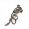 Broche Broche tulipe en platine et diamants 58 Facettes