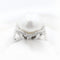 Bague Bague en or blanc 18 carats avec perle australienne et diamants 58 Facettes 22809