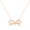 Collier Ginette NY Collier Pendentif Bow Or rose 58 Facettes 2679164CN