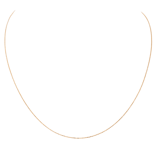 Collier Ginette NY Collier Chaîne Chain Maille Boule Or rose 58 Facettes 2679166CN
