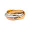 Bague 58 Cartier Bague Trinity Or jaune, Or blanc, Or rose 58 Facettes 5109072CN